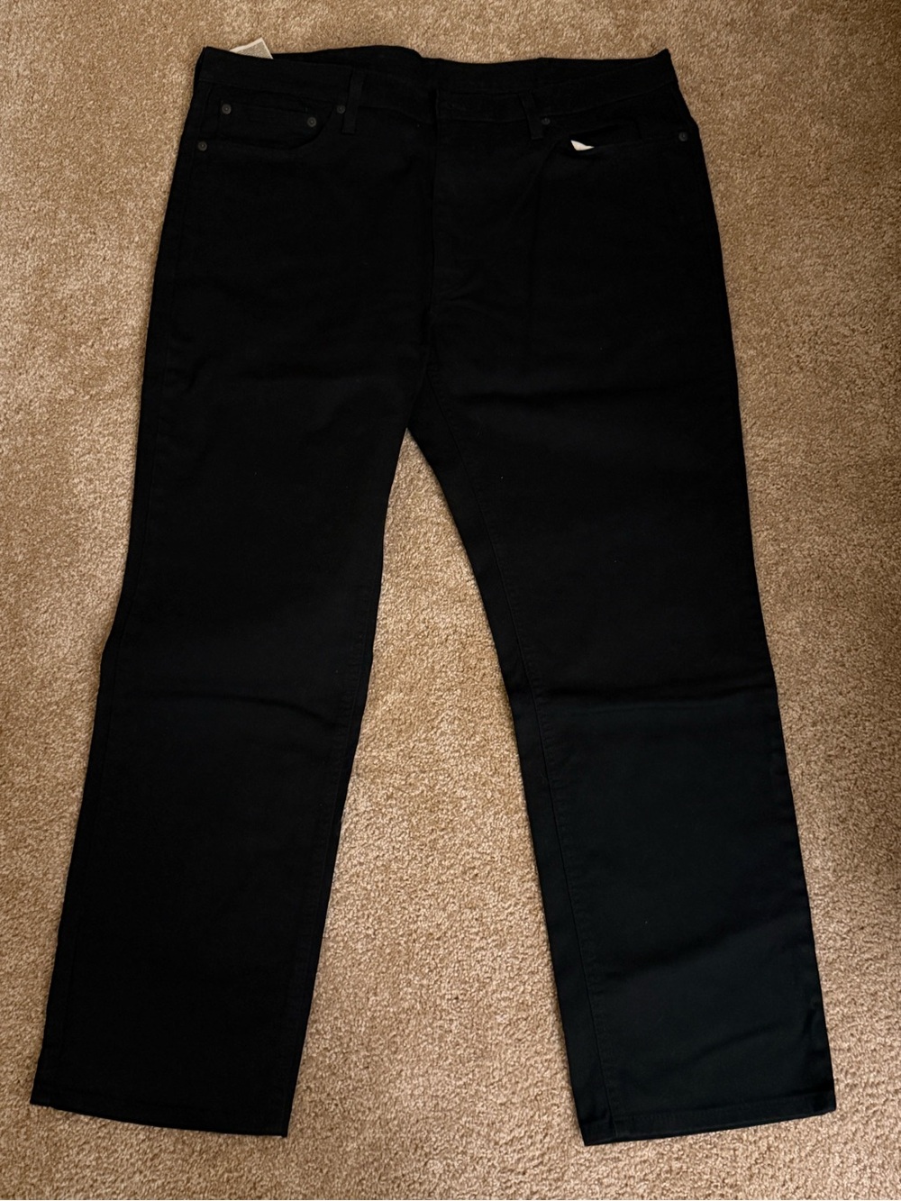 Levi's Black Straight Leg Jeans